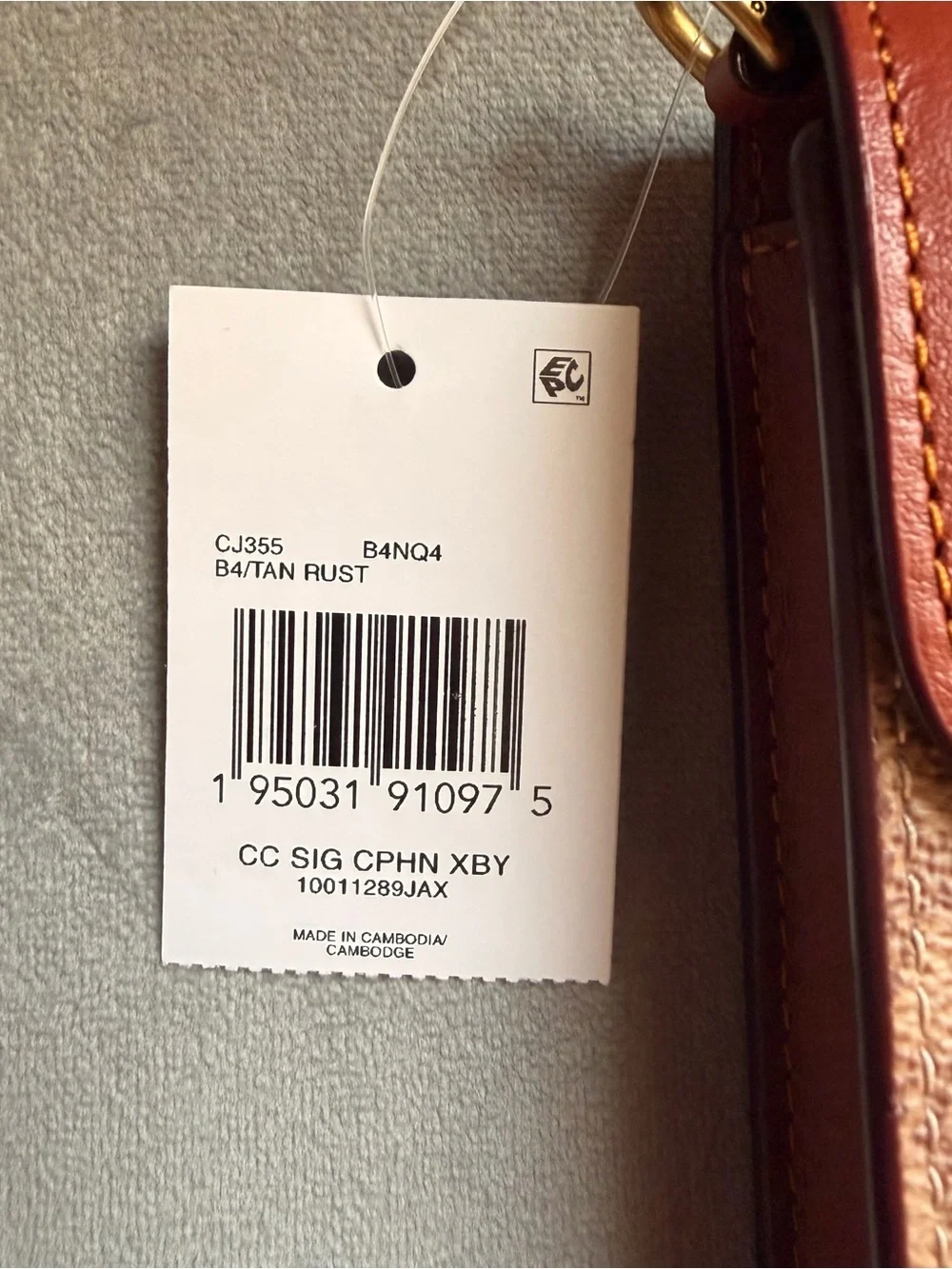 Coach phone purse